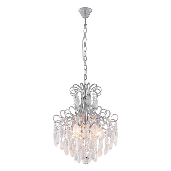 Подвесная люстра Crystal Lux Sevilia SP4 Silver, фото 